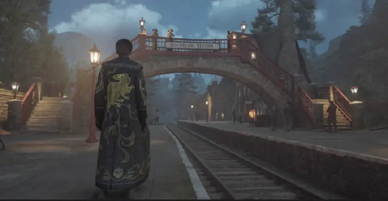 Legado de Hogwarts: ¿Dónde está la estación de Hogsmeade? 2 tocino de la estación del legado de hogwarts