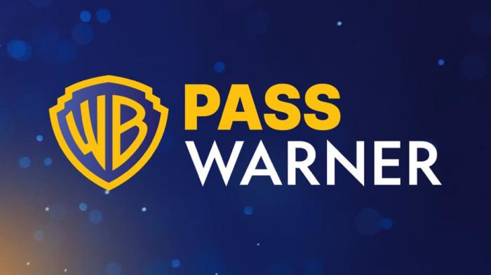 Logotipo del pase de Warner