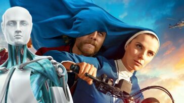 Señora.  Davis: buena hermana e inteligencia artificial, se revela la nueva serie del creador de Watchmen (tráiler)