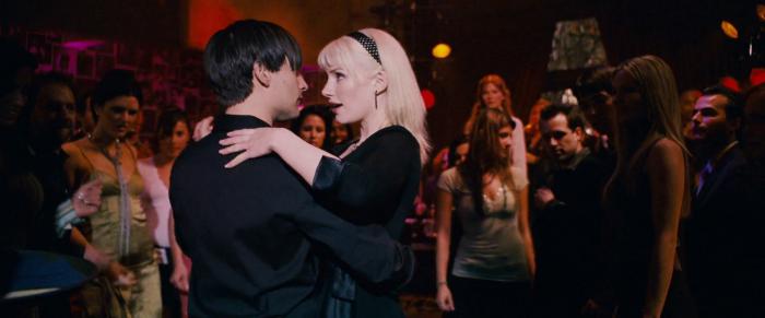 Peter Parker y Gwen Stacy en Spider-Man 3.