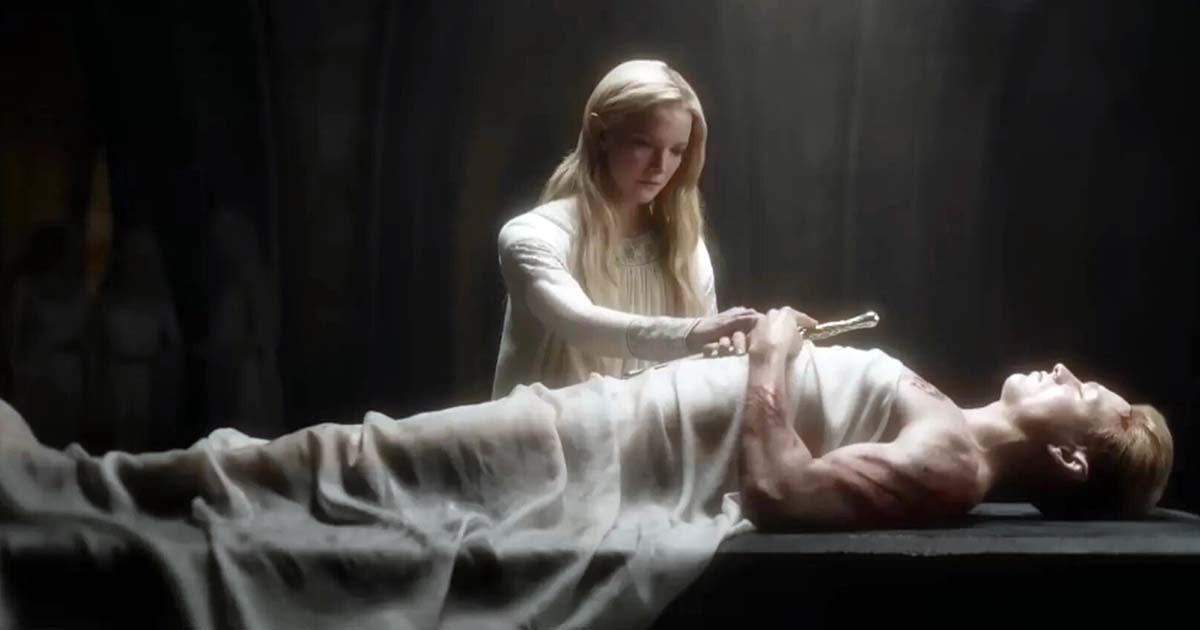 El Señor de los Anillos: esta foto del set muestra la muerte de este importante personaje de los Anillos del Poder