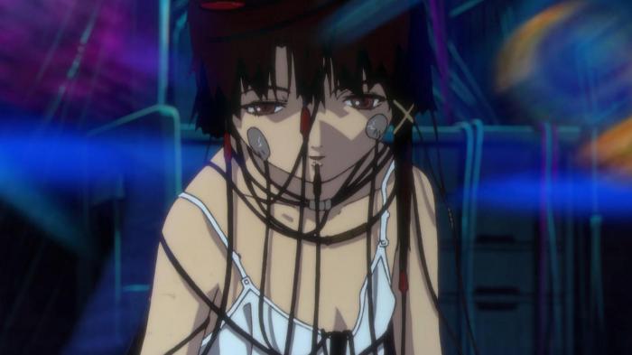 Lain en la serie animada Serial Experiments Lain. 