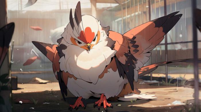 50 Pokémon si hubieran sido creados por Studio Ghibli 21 Pidgeot recreado en versión Ghibli por una IA.