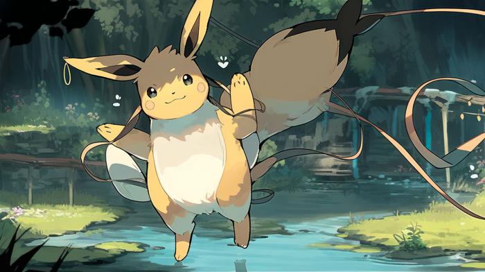 50 Pokémon si hubieran sido creados por Studio Ghibli 29 Raichu recreado en versión Ghibli por una IA.