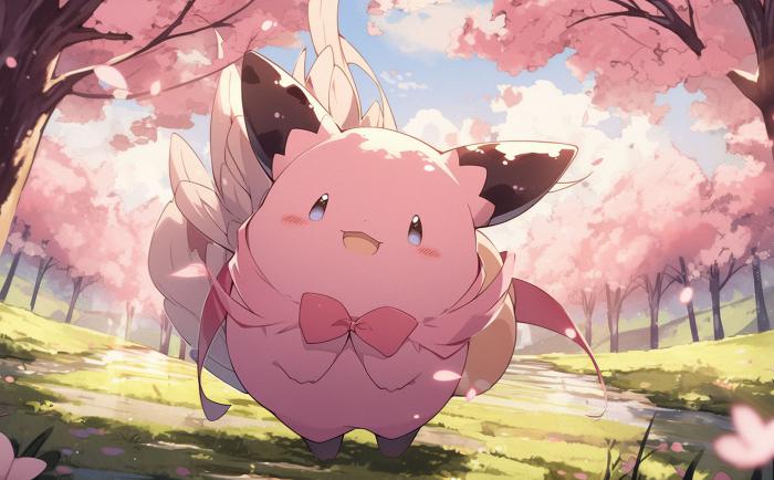 50 Pokémon si hubieran sido creados por Studio Ghibli 39 Clefable recreado en versión Ghibli por una IA.