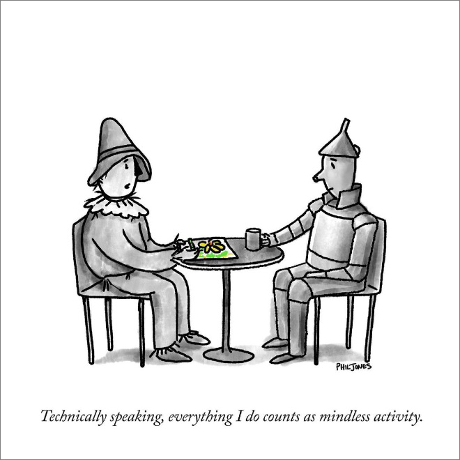 21 cómics con una caída retorcida para los amantes del humor absurdo (parte 2) 23 caricatura con un robot