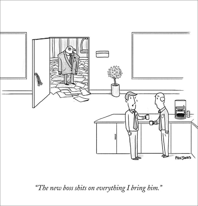 21 cómics con una caída retorcida para los amantes del humor absurdo (parte 2) 12 caricatura en el trabajo