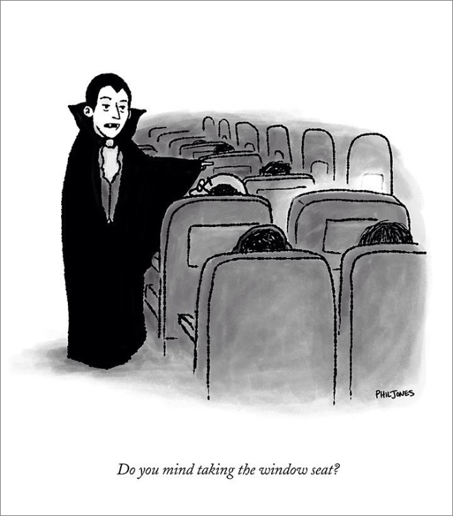 21 cómics con una caída retorcida para los amantes del humor absurdo (parte 2) 15 caricatura con un vampiro