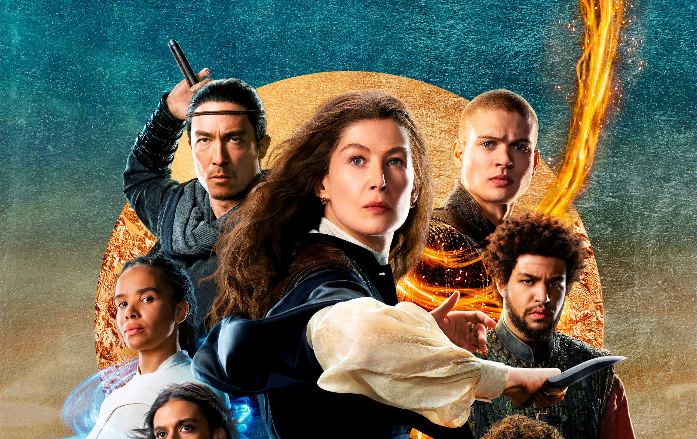 La rueda del tiempo temporada 2: villanos aterradores para Rosamund Pike y nuevos carteles de personajes