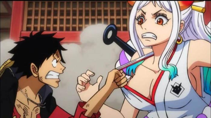 Luffy y Yamato en el