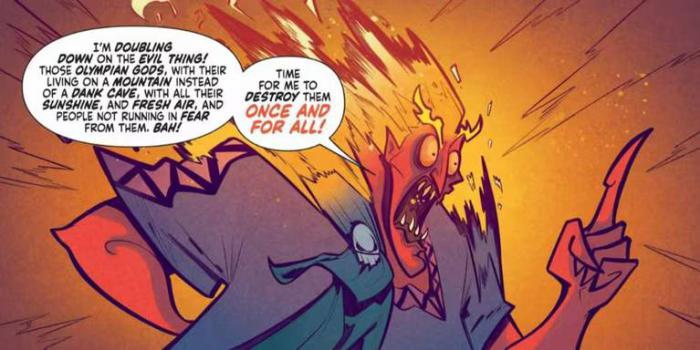 Hades enfurecido después de s