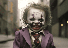 Batman, El Joker y Harley Quinn transformados en bebés