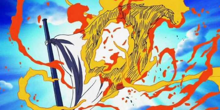 Usopp quema la bandera de la marina