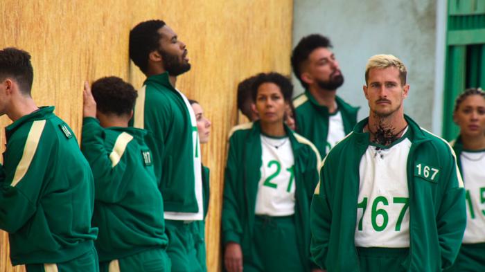 Juego del calamar el desafío de disparos.