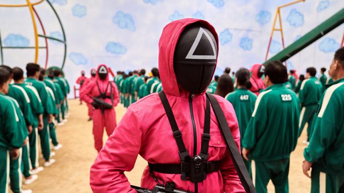 guardia del juego del calamar