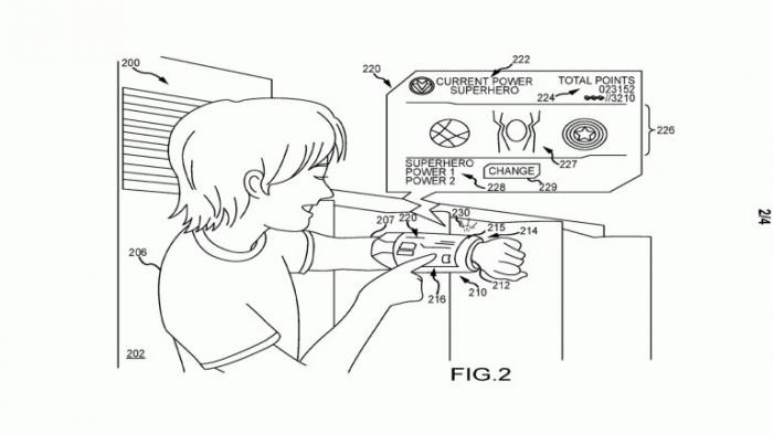 Patente de consola de juegos de Disney.