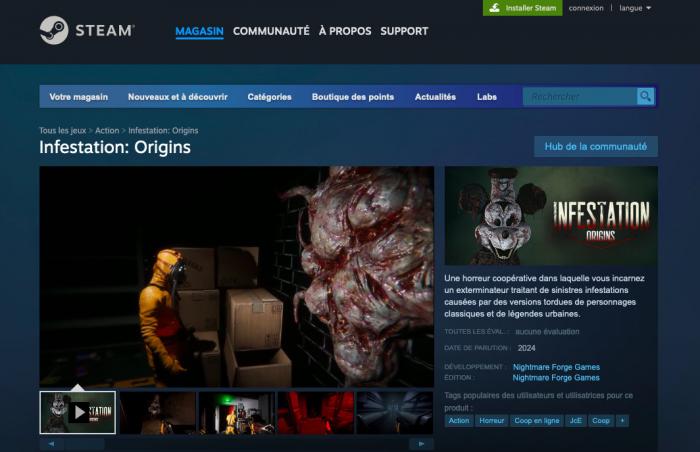 Infestation 88 cambia de título en su página de Steam