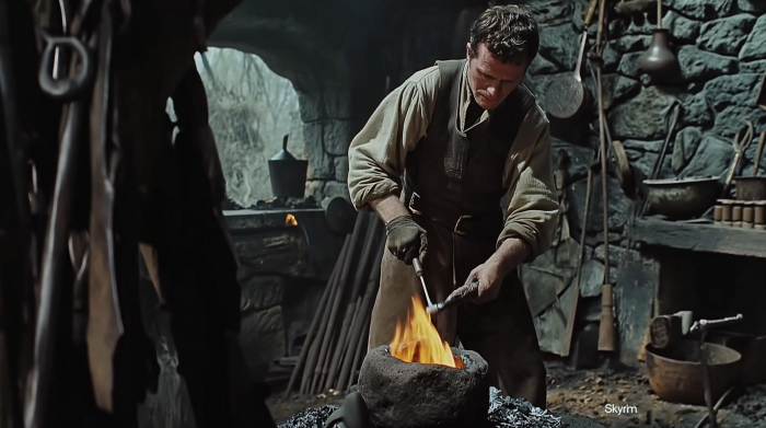 The Elder Scrolls V: Skyrim como serie de televisión de los 70