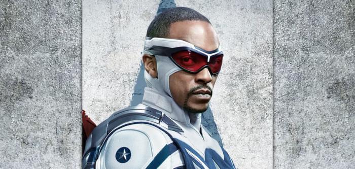 Sam Wilson (Anthony Mackie) como Capitán América