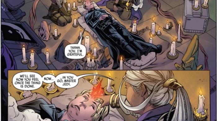 kuke skywalker a través del kyber de cristal