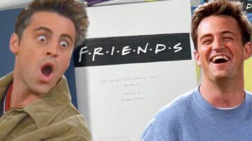 Amigos: estos guiones tirados a la basura se vendieron por una fortuna