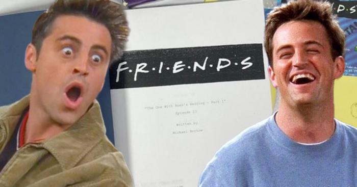 Amigos: estos guiones tirados a la basura se vendieron por una fortuna 2 Estos guiones destrozados se vendieron por una fortuna