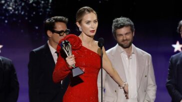 Critics Choice Awards 2024: Oppenheimer, Barbie, Succession, The Bear – Los ganadores