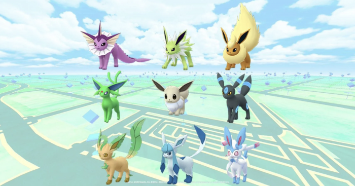 Evolución del shiny Eevee en Pokémon GO