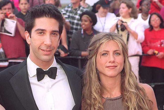 David Schwimmer y Jennifer Aniston 