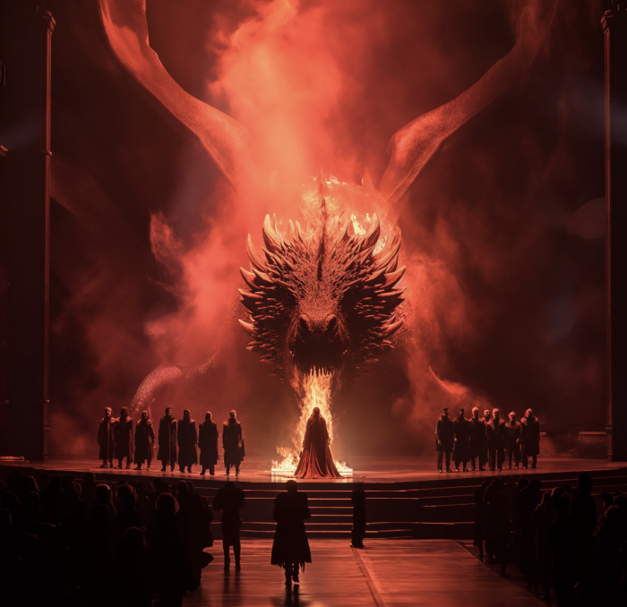 Espectáculo de Juego de Tronos en Broadway.