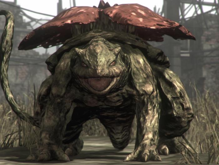 Bulbasaur como monstruo en Resident Evil 4