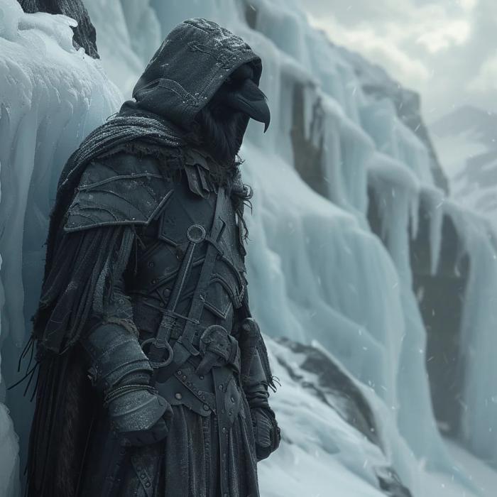 Juego de Tronos: 11 familias personificadas por su escudo 7 tengo escudo de armas guardia nocturna a mitad de viaje