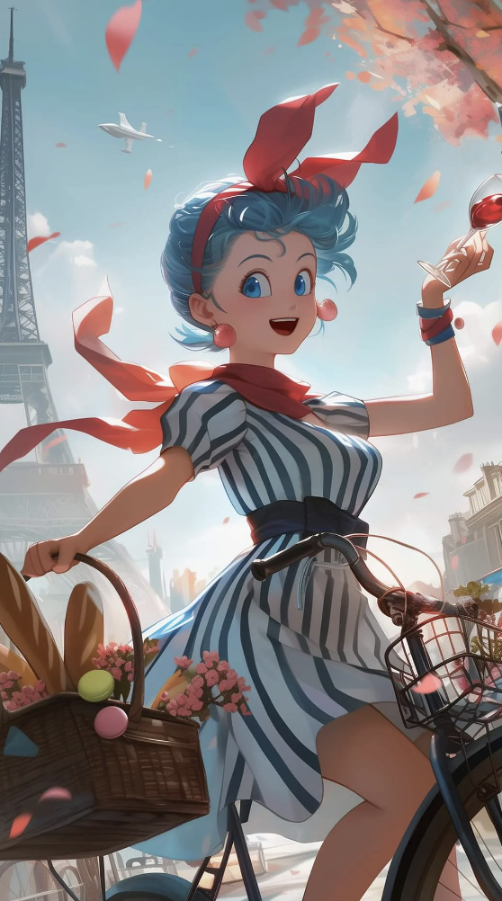 Bulma París a mitad del viaje