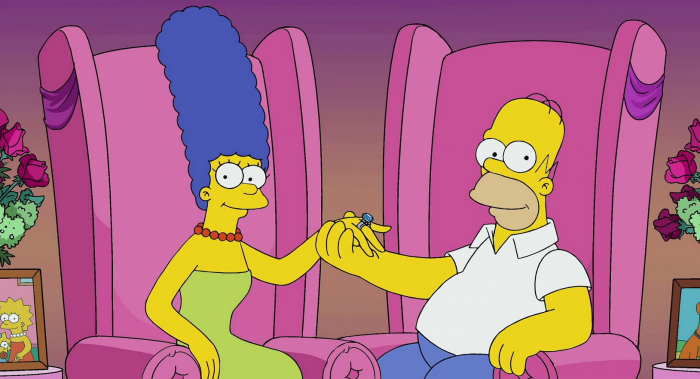 Amigos, The Big Bang Theory: 5 historias de amor consideradas tóxicas hoy 7 pareja de homero y marge