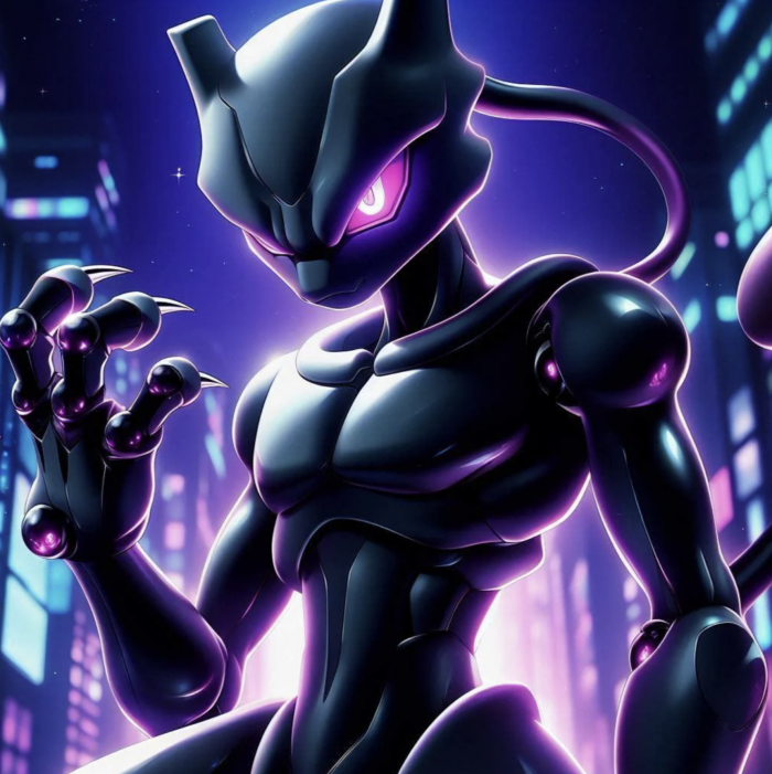 Evolución del Pokémon Mewtwo 