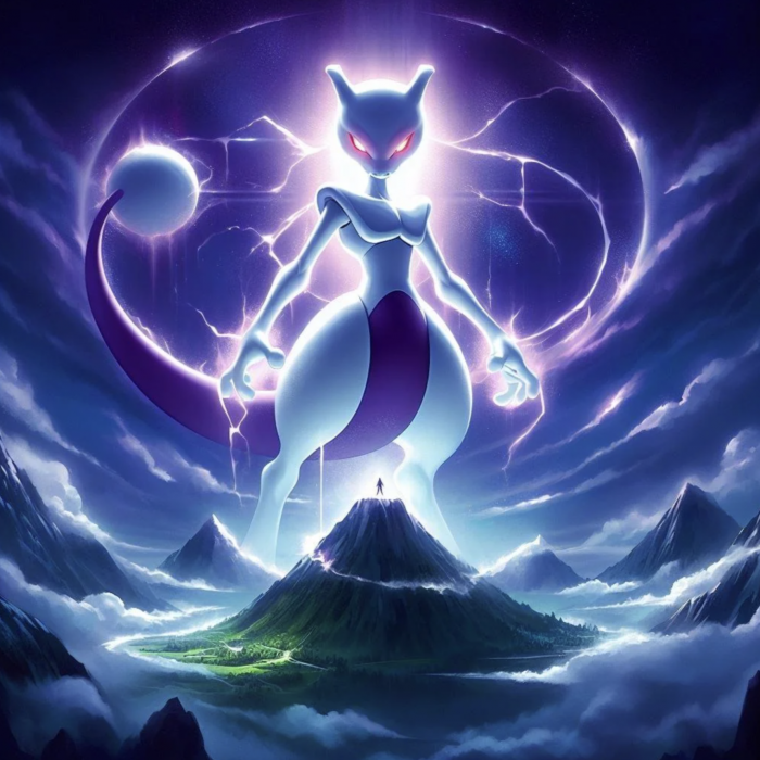 Evolución del Pokémon Mewtwo 