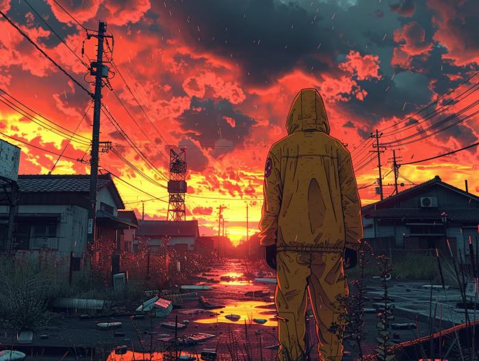 Breaking Bad: 10 imágenes al estilo Studio Ghibli 4 traje amarillo