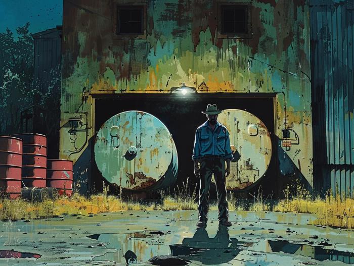 Breaking Bad: 10 imágenes al estilo Studio Ghibli 10 Walther en las alcantarillas