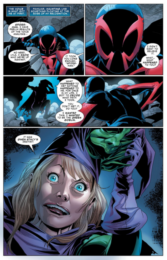 Gwen Stacy Duende Verde con Marvel