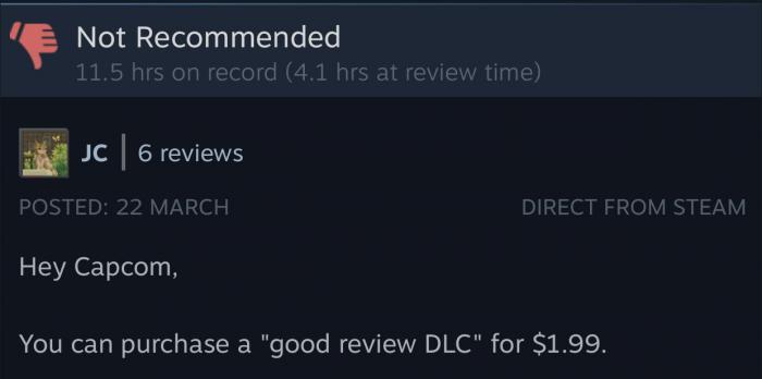 Revisión negativa de Dragon Dogma