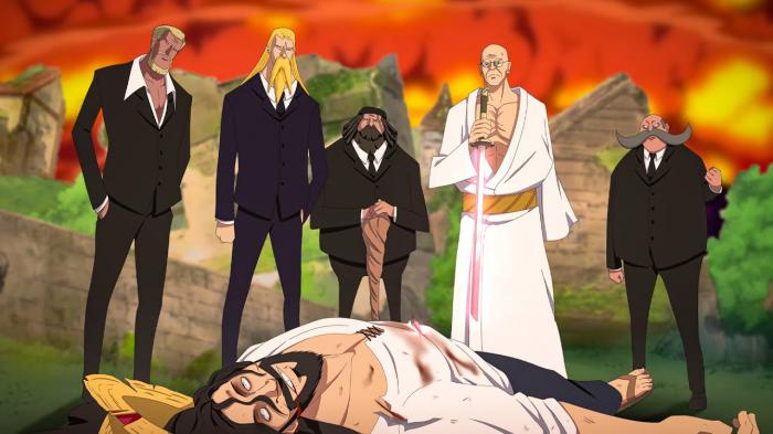 5 decanos gorosei One Piece