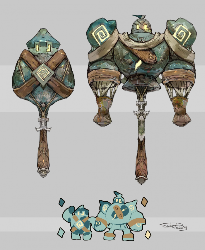 Arma inspirada en Pokémon