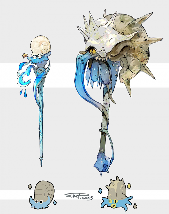 Arma inspirada en Pokémon