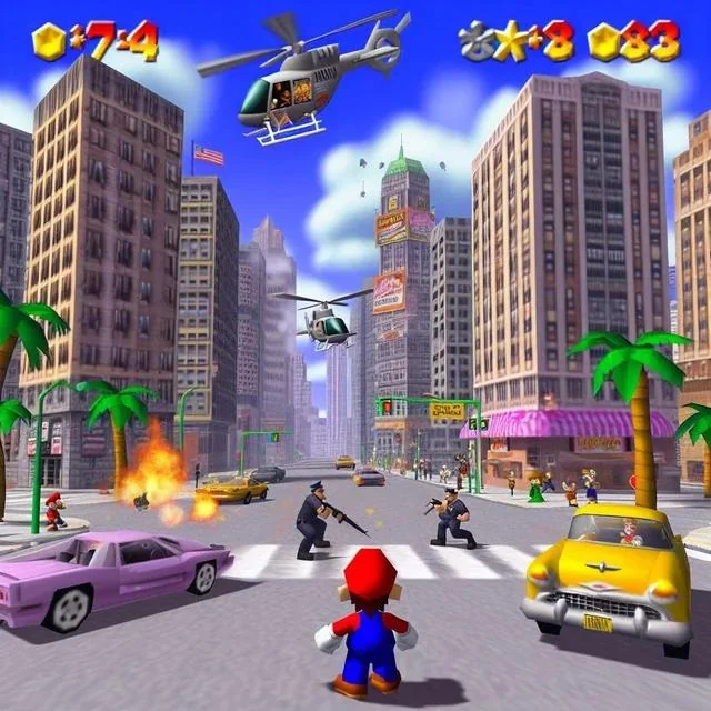 mario en vice city