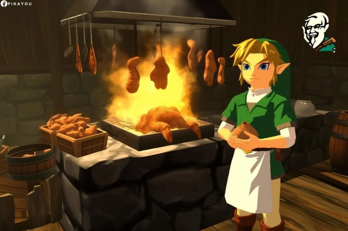 Link cocina una cazuela