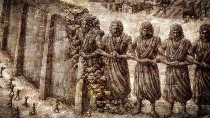 titanes de la pared snk