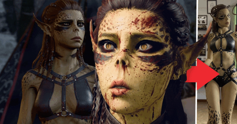Baldur's Gate 3: este cosplay de Lae'zel en ropa interior es más sexy que nunca 1 Baldur's Gate 3: este cosplay de Lae'zel en ropa interior es más sexy que nunca