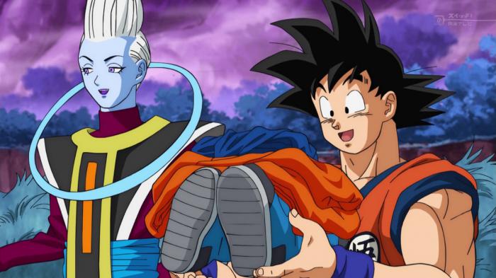 Goku y Whis en Dragon Ball Super