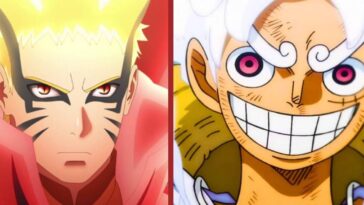 Manga: aquí está quién, Luffy en modo Gear 5 y Naruto en modo Baryon, es el más poderoso