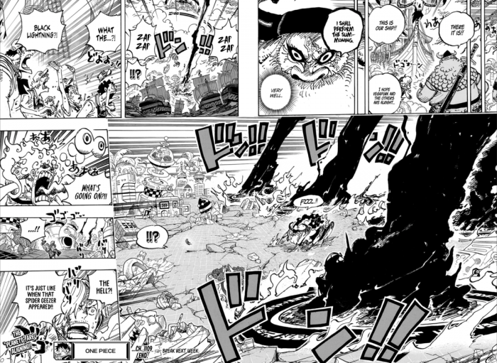 final del capítulo 1109 de one piece